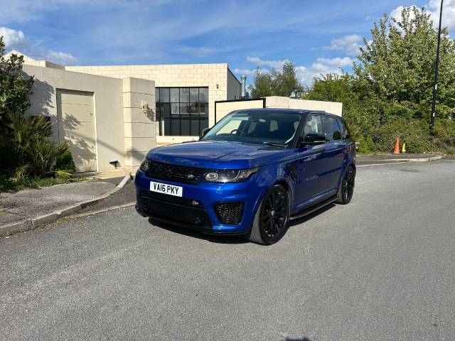 Land Rover Range Rover Sport 5.0 V8 S/C SVR 5dr Auto Estate Petrol Blue